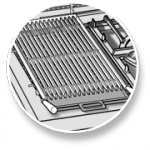 Grille inox à barreaux